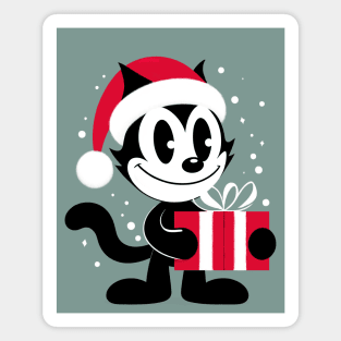 Felix The Cat (Christmas Season) Magnet